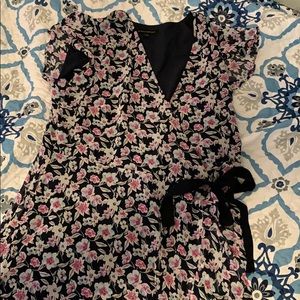 Floral wrap dress